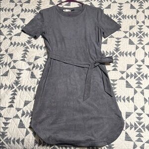 Suede Gray Women's Dress